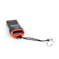 Gembird USB2.0 microSDHC fekete-piros kártyaolvasó, kulcstartó funkcióval Gembird USB2.0 microSDHC fekete-piros kártyaolvasó, kulcstartó funkcióval