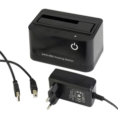 Gembird HD32-U2S-5 HD32-U2S-5 2.5/3.5" SATA3 USB2.0 fekete dokkoló Gembird HD32-U2S-5 HD32-U2S-5 2.5/3.5" SATA3 USB2.0 fekete dokkoló