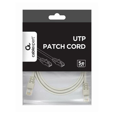Gembird PP12-1.5M 1,5m UTP szürke patch kábel Gembird PP12-1.5M 1,5m UTP szürke patch kábel