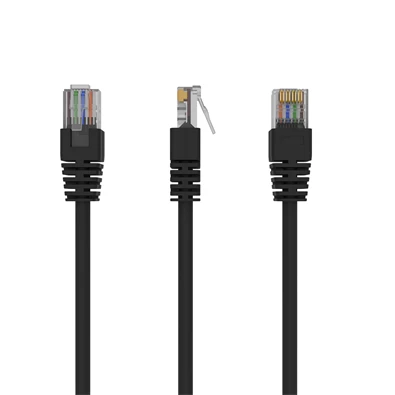 Gembird PP12-2M/BK 2m RJ45 CAT5e UTP M/M fekete kábel Gembird PP12-2M/BK 2m RJ45 CAT5e UTP M/M fekete kábel