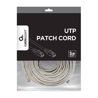 Gembird PP12-50M 50m RJ45 CAT5e UTP - RJ45 CAT5e UTP M/M szürke patch kábel Gembird PP12-50M 50m RJ45 CAT5e UTP - RJ45 CAT5e UTP M/M szürke patch kábel