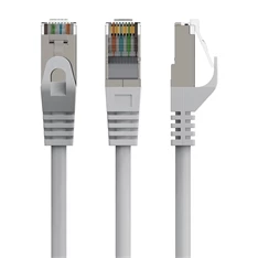 Gembird PP6-3M 3m RJ45 CAT6 FTP - RJ45 CAT6 FTP M/M szürke patch kábel Gembird PP6-3M 3m RJ45 CAT6 FTP - RJ45 CAT6 FTP M/M szürke patch kábel