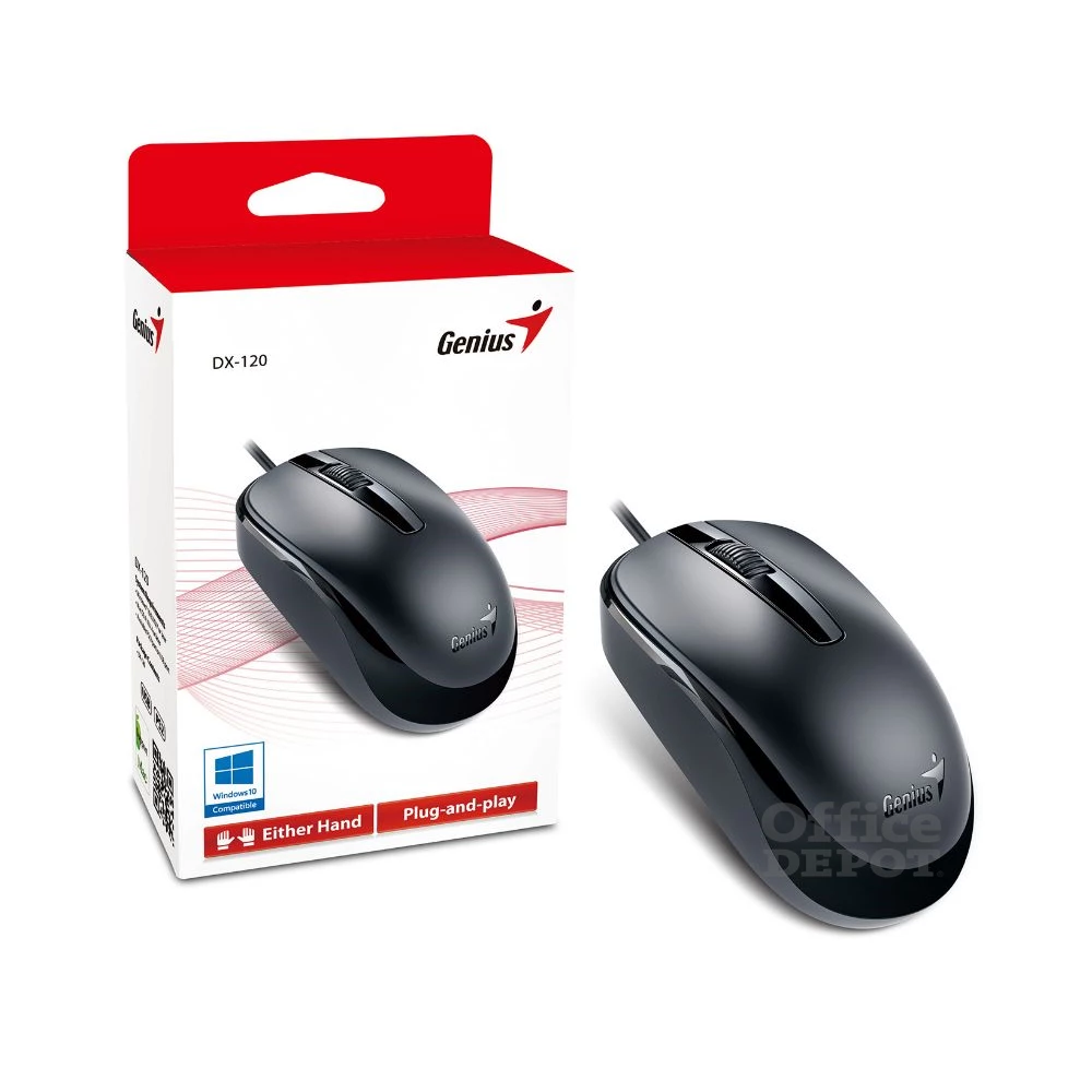Genius DX-120 USB fekete egér