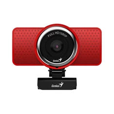 Genius Ecam 8000 1080p piros webkamera Genius Ecam 8000 1080p piros webkamera
