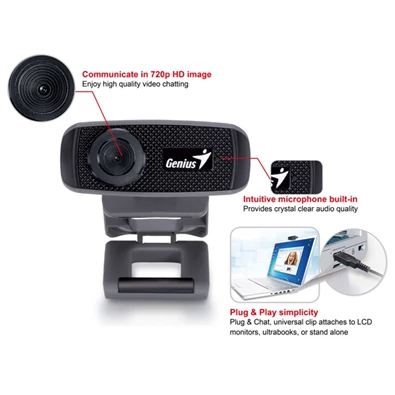 Genius Facecam 1000X fekete webkamera Genius Facecam 1000X fekete webkamera