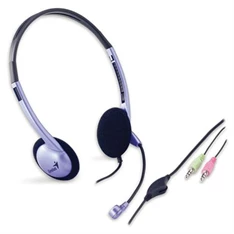 Genius HS-02B jack mikrofonos PC fekete-lila headset Genius HS-02B jack mikrofonos PC fekete-lila headset