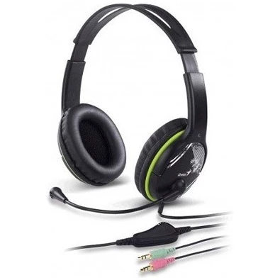Genius HS-400A jack mikrofonos PC zöld headset Genius HS-400A jack mikrofonos PC zöld headset