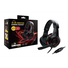 Genius HS-G600V jack gamer mikrofonos fekete headset Genius HS-G600V jack gamer mikrofonos fekete headset