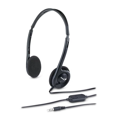 Genius HS-M200C single-jack fekete headset Genius HS-M200C single-jack fekete headset