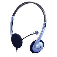 Genius HS-02B PC vezetékes kék headset Genius HS-02B PC vezetékes kék headset