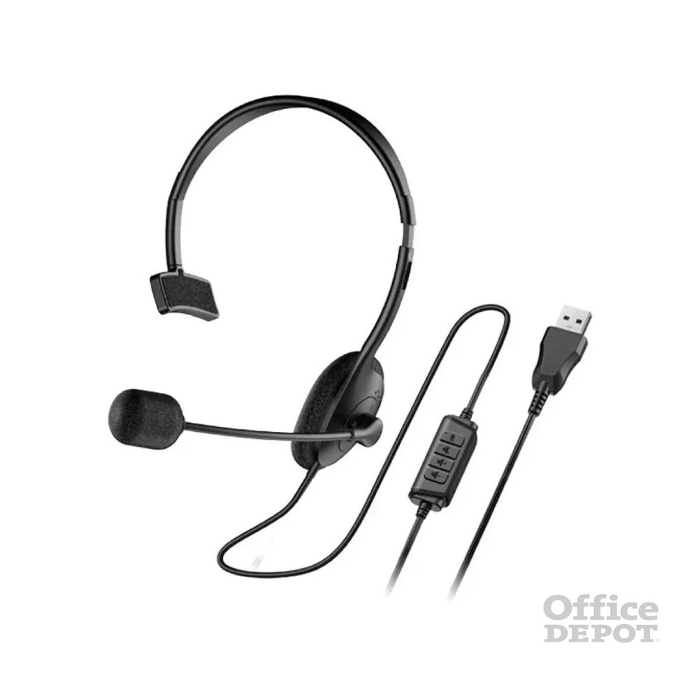 Genius HS-100U USB fekete headset