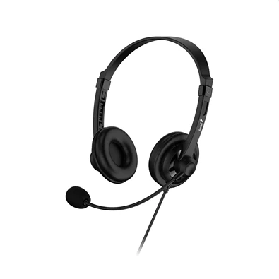 Genius HS-230U USB-C vezetékes fekete headset Genius HS-230U USB-C vezetékes fekete headset