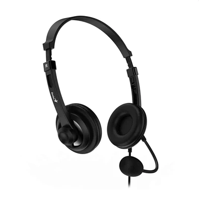 Genius HS-230U USB-C vezetékes fekete headset Genius HS-230U USB-C vezetékes fekete headset