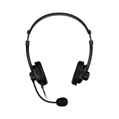 Genius HS-230U USB-C vezetékes fekete headset Genius HS-230U USB-C vezetékes fekete headset