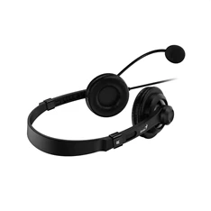 Genius HS-230U USB-C vezetékes fekete headset Genius HS-230U USB-C vezetékes fekete headset