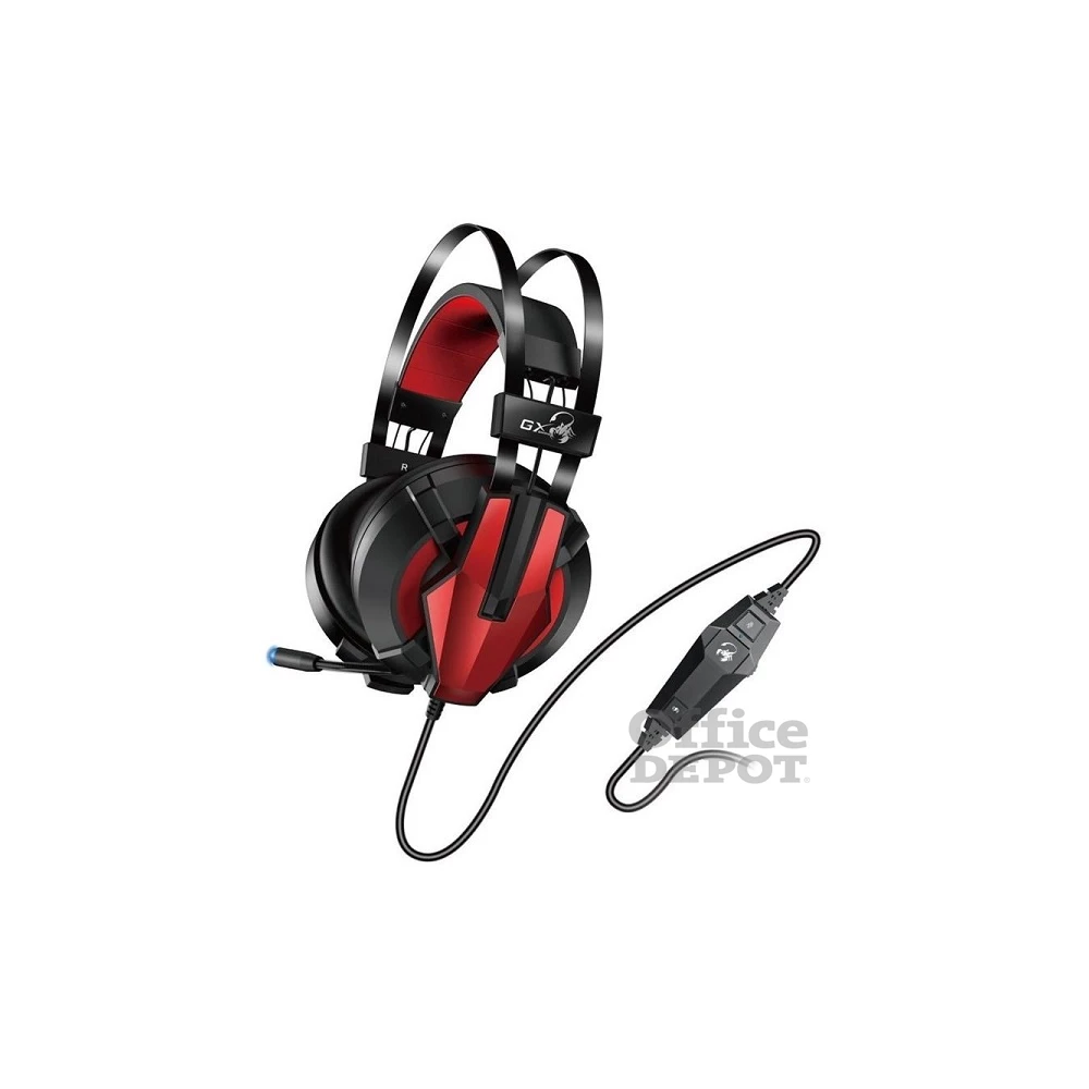 Genius HS-G710V USB fekete-piros gamer headset