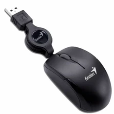Genius MicroTraveler V2 USB fekete notebook egér Genius MicroTraveler V2 USB fekete notebook egér