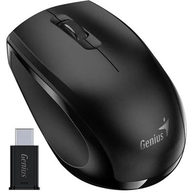 Genius NX-8006S Type-C vezeték nélküli fekete csendes egér Genius NX-8006S Type-C vezeték nélküli fekete csendes egér