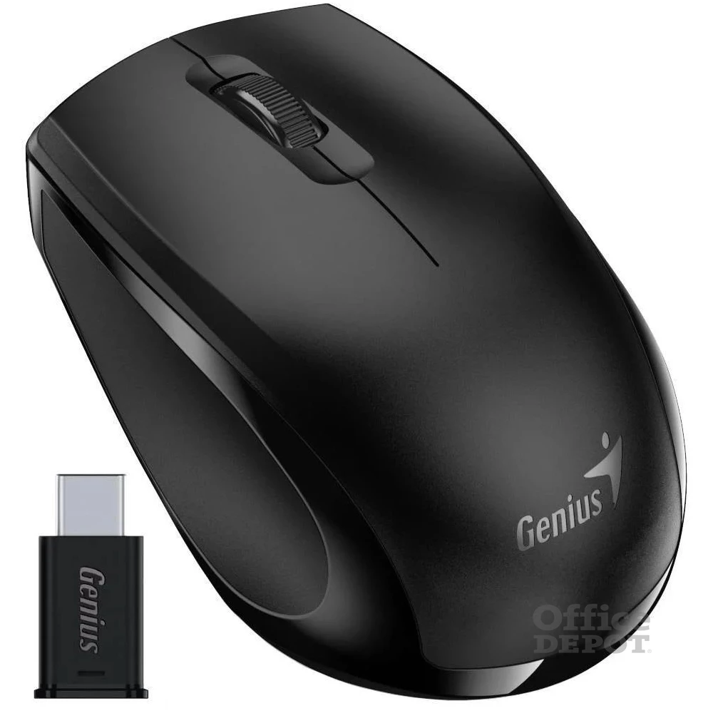 Genius NX-8006S Type-C vezeték nélküli fekete csendes egér