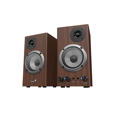 Genius SP-HF500B 2.0 16W fa hangszóró Genius SP-HF500B 2.0 16W fa hangszóró