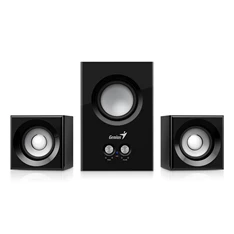 Genius SW-2.1 375 12W fekete hangszóró Genius SW-2.1 375 12W fekete hangszóró