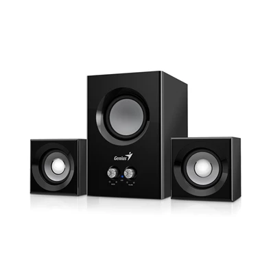 Genius SW-2.1 375 12W fekete hangszóró Genius SW-2.1 375 12W fekete hangszóró