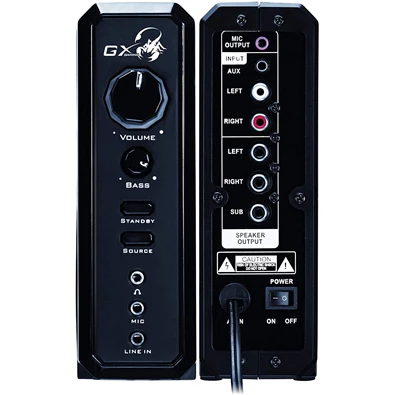 Genius SW G2.1 2000 II 2.1 jack 70W fekete hangszóró Genius SW G2.1 2000 II 2.1 jack 70W fekete hangszóró