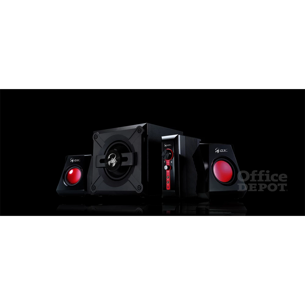 Genius SW-G2.1 1250 II 2.0 jack 36W fekete gamer hangszóró