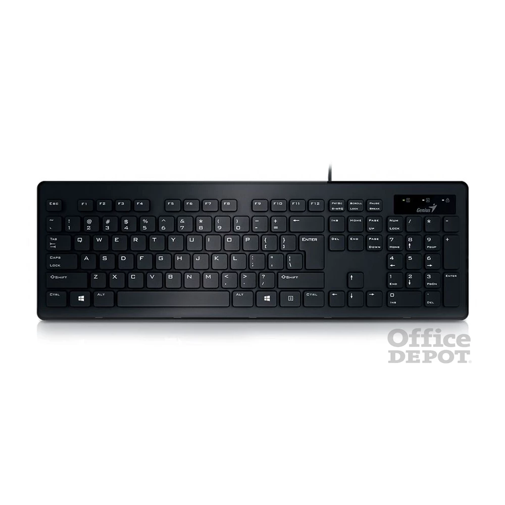 Genius SlimStar 130 HUN USB fekete billentyűzet