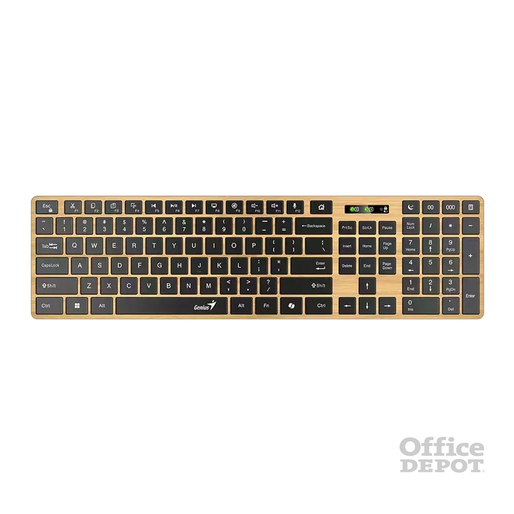 Genius SlimStar 7250BT HUN vezeték nélküli fenyőfa billentyűzet