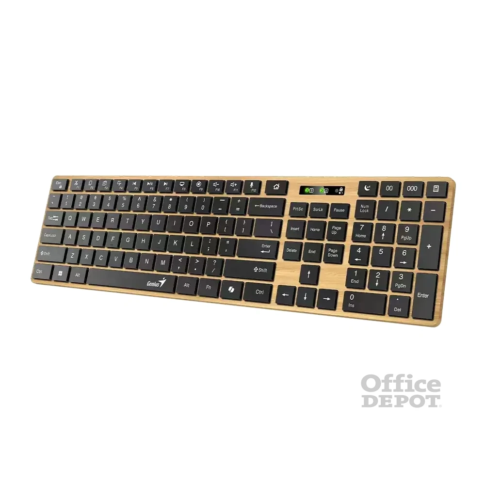 Genius SlimStar 7250BT HUN vezeték nélküli fenyőfa billentyűzet