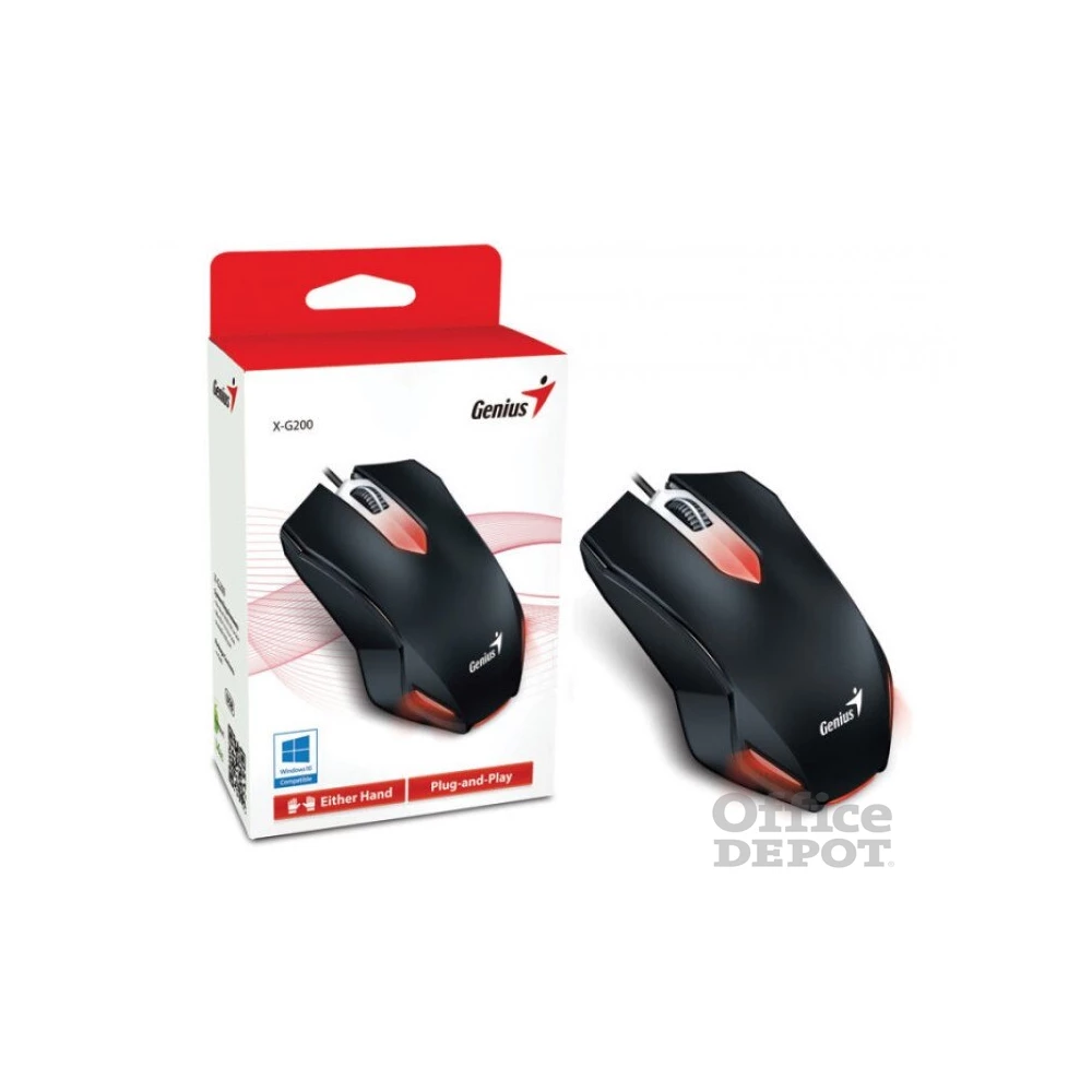 Genius X-G200 USB fekete gamer egér