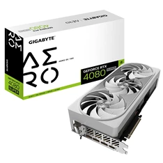 Gigabyte GeForce RTX 4080 SUPER AERO OC nVidia 16GB GDDR6X 256bit PCIe videókártya Gigabyte GeForce RTX 4080 SUPER AERO OC nVidia 16GB GDDR6X 256bit PCIe videókártya