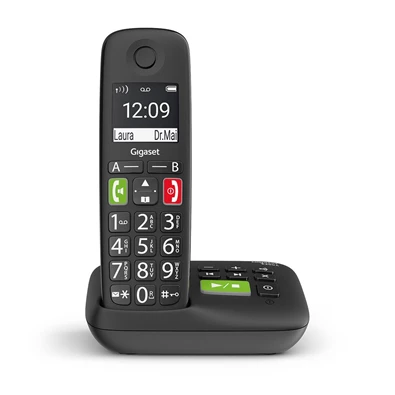 Gigaset E290A fekete üzenetrögzítős dect telefon Gigaset E290A fekete üzenetrögzítős dect telefon