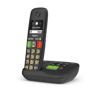 Gigaset E290A fekete üzenetrögzítős dect telefon Gigaset E290A fekete üzenetrögzítős dect telefon