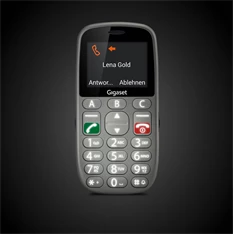 Gigaset GL390 2,2" Dual SIM ezüst mobiltelefon Gigaset GL390 2,2" Dual SIM ezüst mobiltelefon
