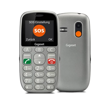 Gigaset GL390 2,2" Dual SIM ezüst mobiltelefon Gigaset GL390 2,2" Dual SIM ezüst mobiltelefon