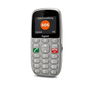 Gigaset GL390 2,2" Dual SIM ezüst mobiltelefon Gigaset GL390 2,2" Dual SIM ezüst mobiltelefon
