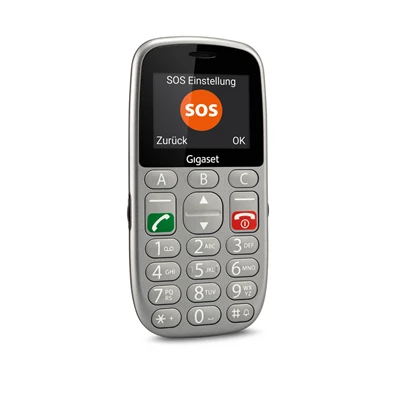 Gigaset GL390 2,2" Dual SIM ezüst mobiltelefon Gigaset GL390 2,2" Dual SIM ezüst mobiltelefon