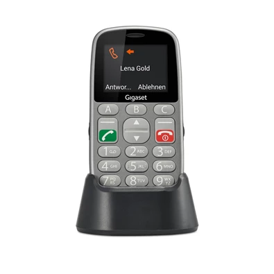 Gigaset GL390 2,2" Dual SIM ezüst mobiltelefon Gigaset GL390 2,2" Dual SIM ezüst mobiltelefon