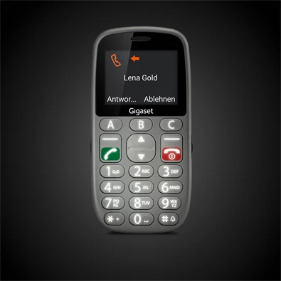 Gigaset GL390 2,2" Dual SIM ezüst mobiltelefon Gigaset GL390 2,2" Dual SIM ezüst mobiltelefon