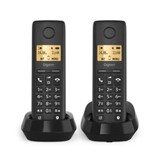 Gigaset Pure 100 Duo fekete dect telefon Gigaset Pure 100 Duo fekete dect telefon