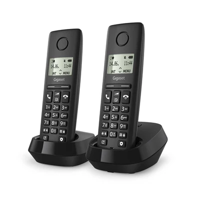 Gigaset Pure 100 Duo fekete dect telefon Gigaset Pure 100 Duo fekete dect telefon