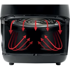 Gorenje AF1409DB fekete 3,5 L forrólevegős sütő Gorenje AF1409DB fekete 3,5 L forrólevegős sütő