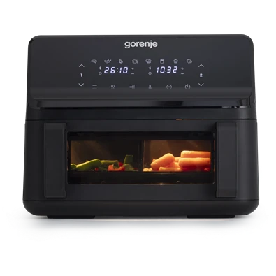 Gorenje AF2700BP fekete 9 L forrólevegős sütő