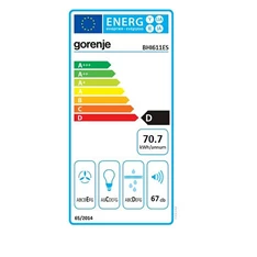 Gorenje BHI611ES inox aláépíthető páraelszívó Gorenje BHI611ES inox aláépíthető páraelszívó