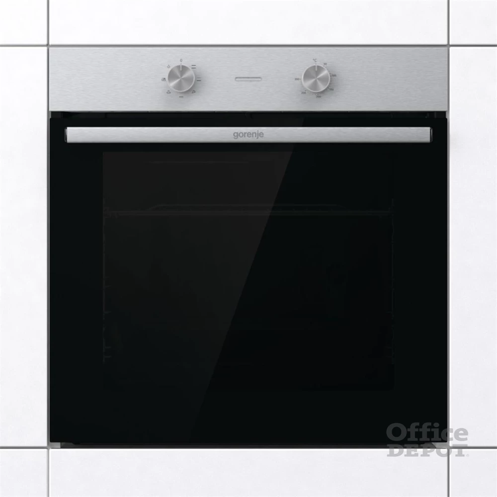Gorenje BO6712E02XK inox, beépíthető, sütőtér: 84L, grill, hidrolitikus, sütő
