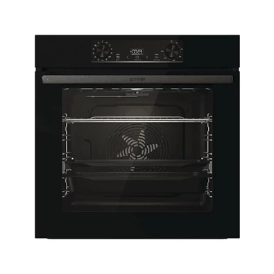 Gorenje BOS6737E13BG fekete, beépíthető, sütőtér: 77L, grill, légkeverés, hidrolitikus, sütő