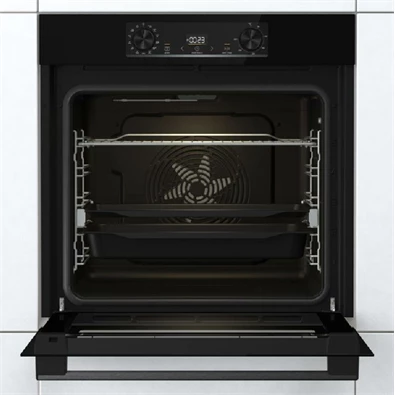 Gorenje BOS6737E13BG fekete, beépíthető, sütőtér: 77L, grill, légkeverés, hidrolitikus, sütő