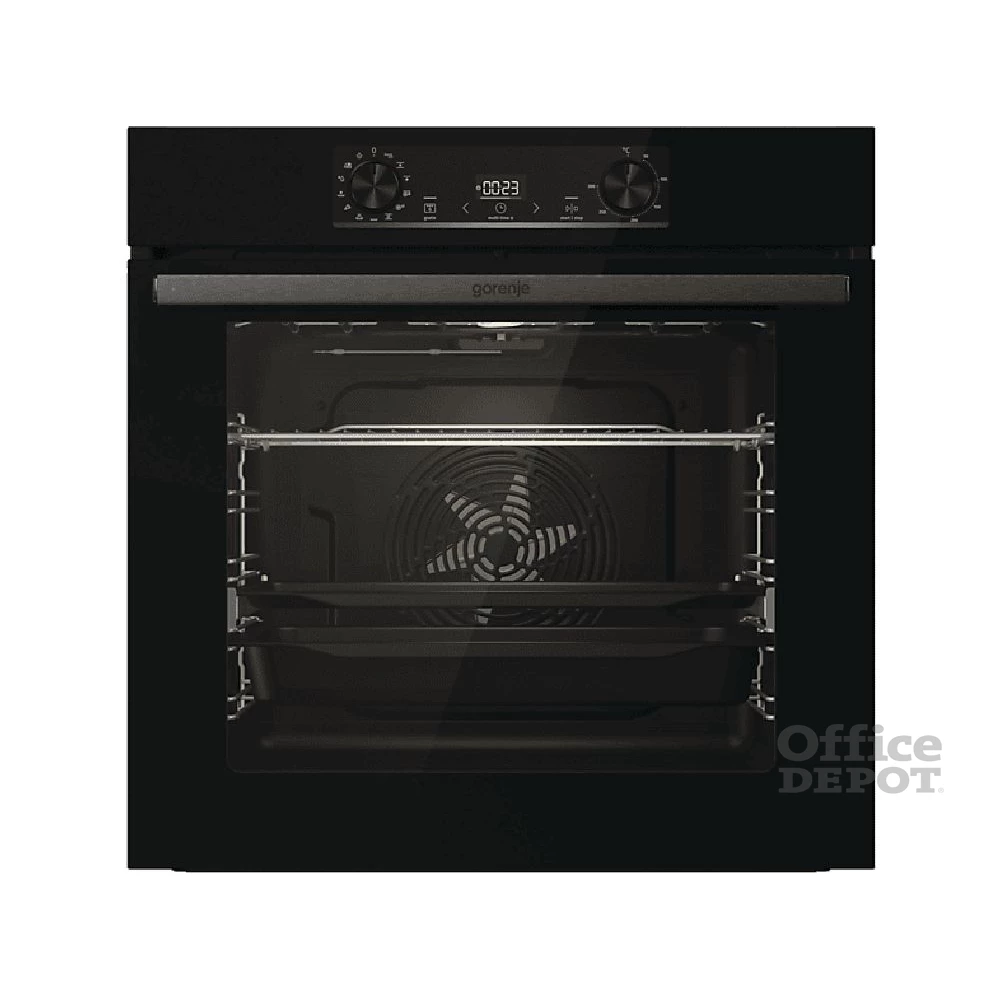 Gorenje BOS6737E13BG fekete, beépíthető, sütőtér: 77L, grill, légkeverés, hidrolitikus, sütő